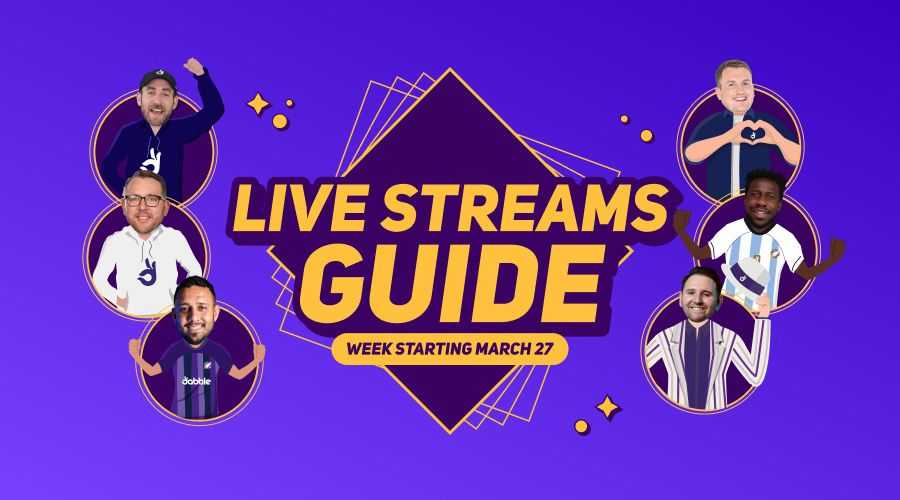 Dabble Live Streams - Starting March 27, 2023