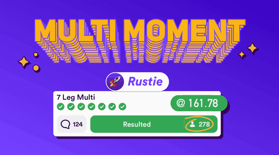 Dabble Trending Tipsters Multi Moment - Rustie