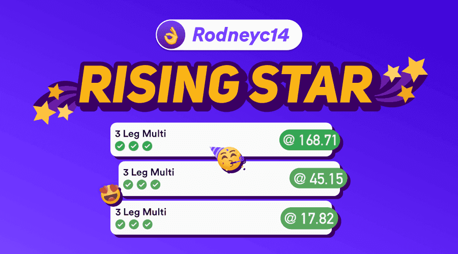 Dabble Trending Tipsters Rising Star - Rodneyc14