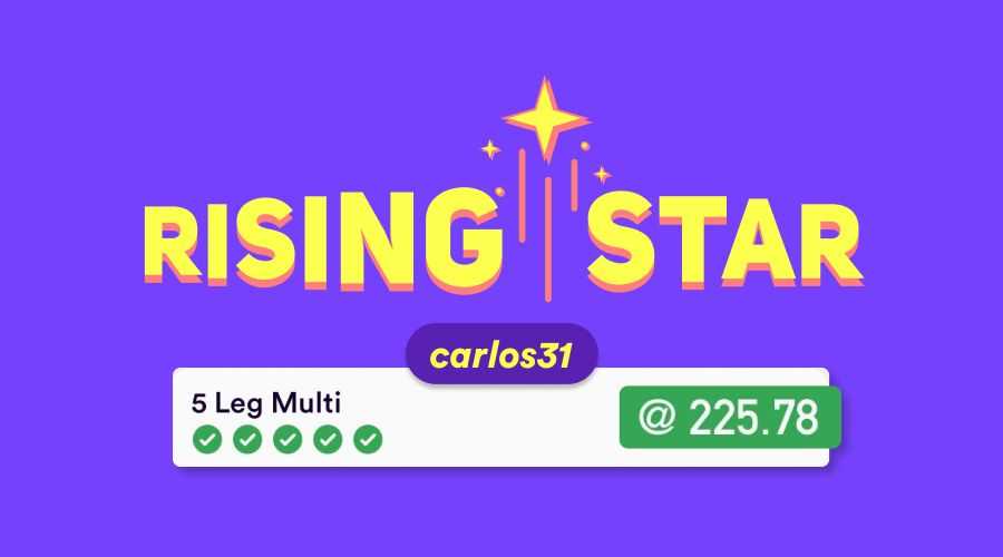 Dabbles Trending Tipster Rising Star - carlos31